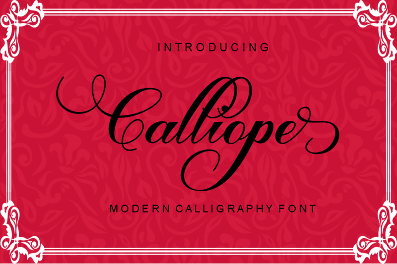 Calliope Script By Shape Studio | TheHungryJPEG