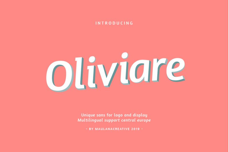 Oliviare Typeface By Maulana Creative Thehungryjpeg Com