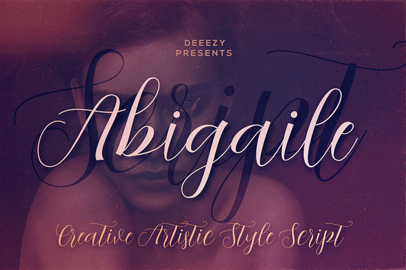 Abigaile Script Font By Cruzine Design Thehungryjpeg Com