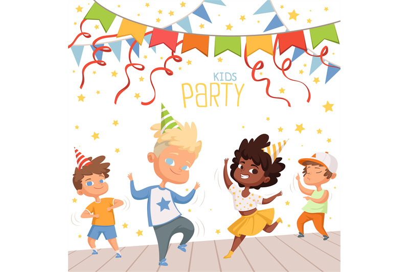 dance party poster background