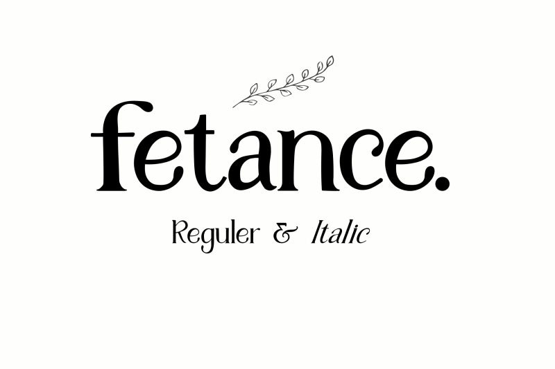 Fetance Serif Font By Star Studio Thehungryjpeg Com