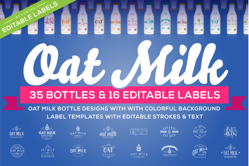 Awesome Oat Milk Product Designs By Ckybe S Store Thehungryjpeg Com