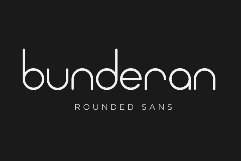 Bunderan Rounded Sans By Vermilione Thehungryjpeg Com