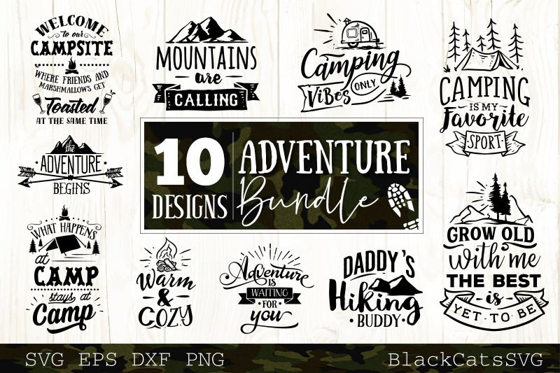 Download Adventure Svg Bundle 10 Designs Mountains And Camping Svg Bundle By Blackcatssvg Thehungryjpeg Com