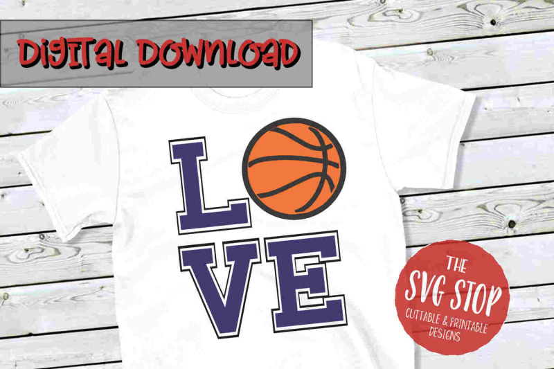 Download Love Basketball Svg Png Dxf By The Svg Stop Thehungryjpeg Com