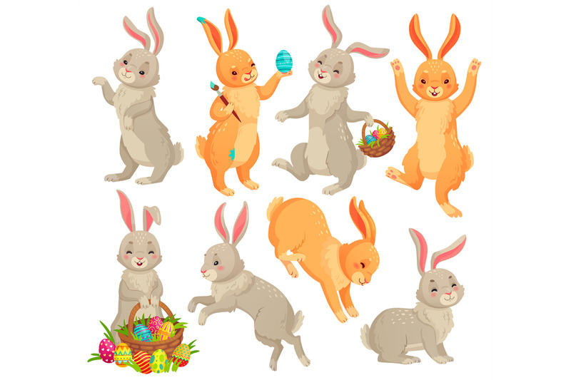 hopping rabbit clip art