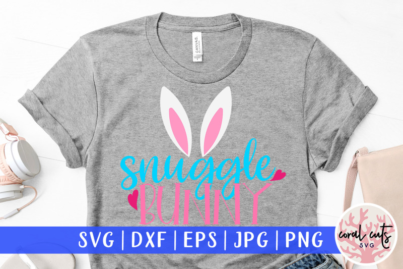 Download Snuggle bunny - Easter SVG EPS DXF PNG Cutting File By ...