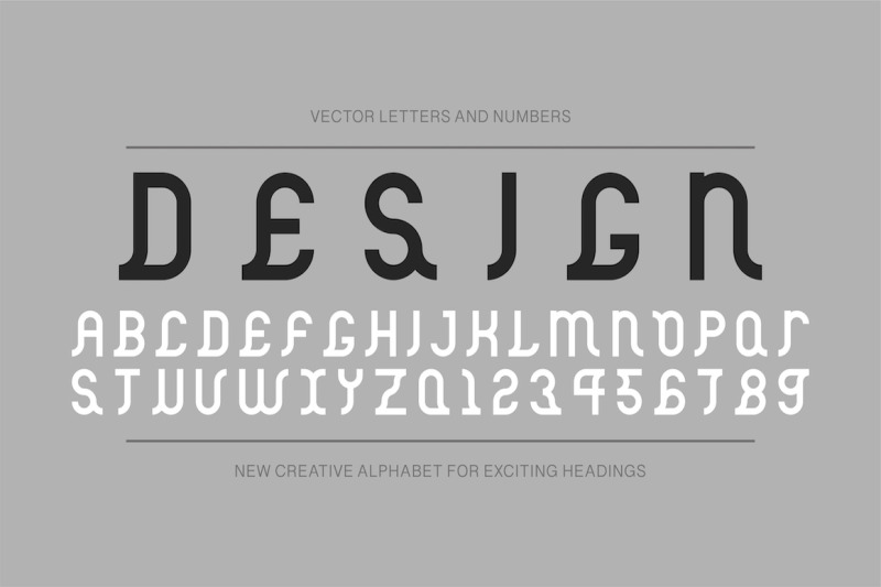 Vector ancient creative alphabet By ExpressShop | TheHungryJPEG