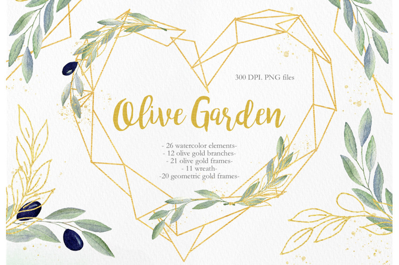 Olive Garden Clipart Collection By Tania Lerro Thehungryjpeg Com