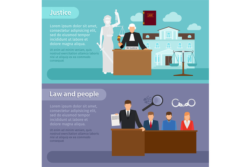 Law banners By SmartStartStocker | TheHungryJPEG