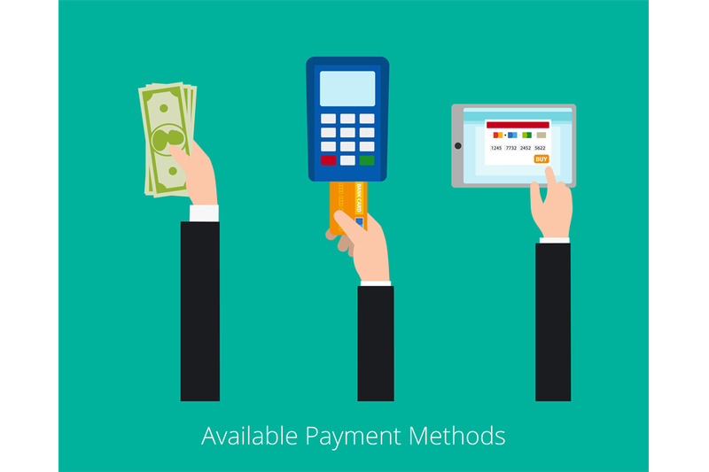 Payment options vector concept By SmartStartStocker | TheHungryJPEG