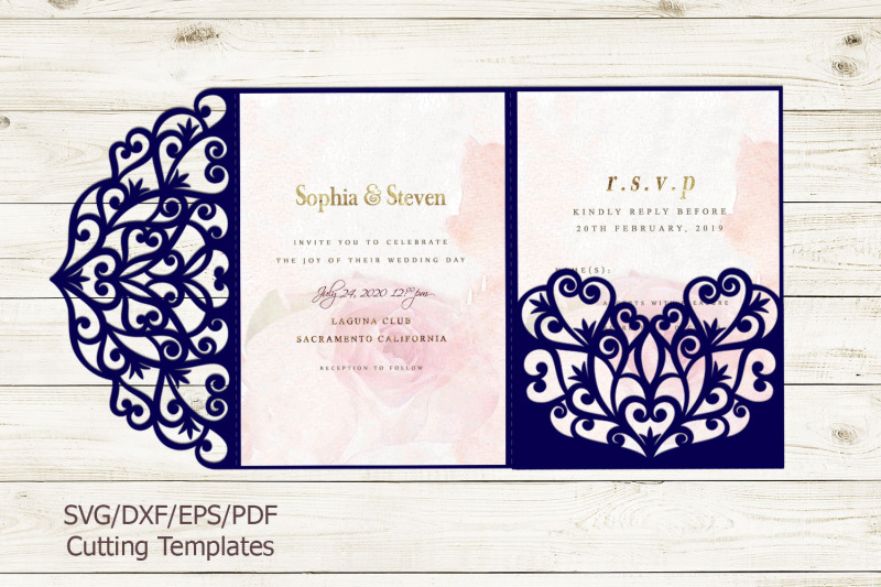 Free Free Laser Cut Wedding Invitation Svg