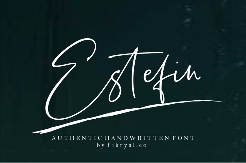 Estefin By Fikryal Co Thehungryjpeg Com