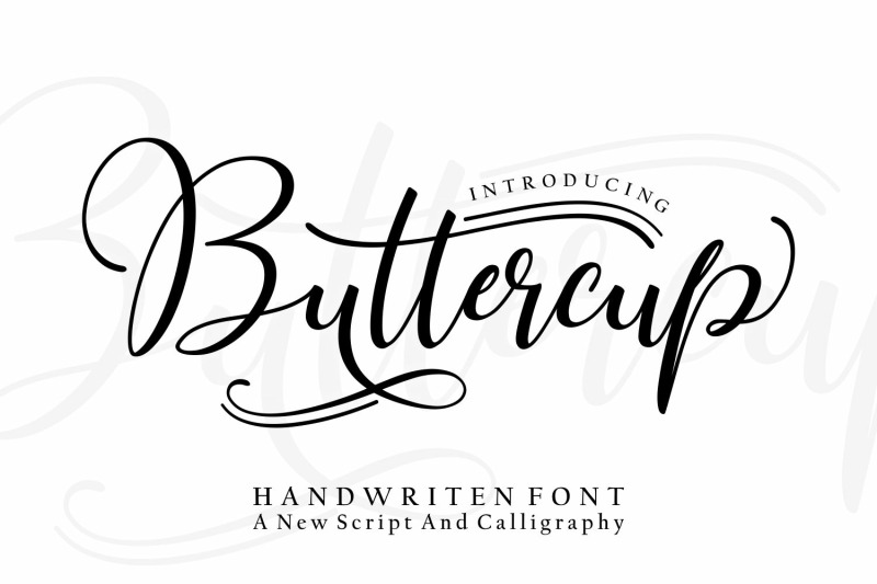 Buttercup By Wdfont Creative Thehungryjpeg Com