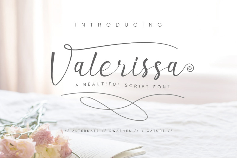 Valerissa Beautiful Script Font By Studioaktype Thehungryjpeg Com