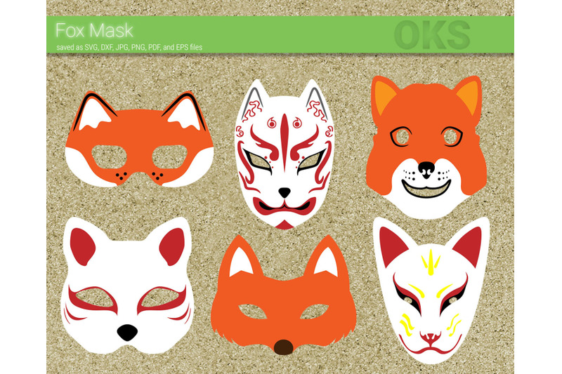 Download Fox Mask Svg Svg Files Vector Clipart Cricut Download By Crafteroks Thehungryjpeg Com