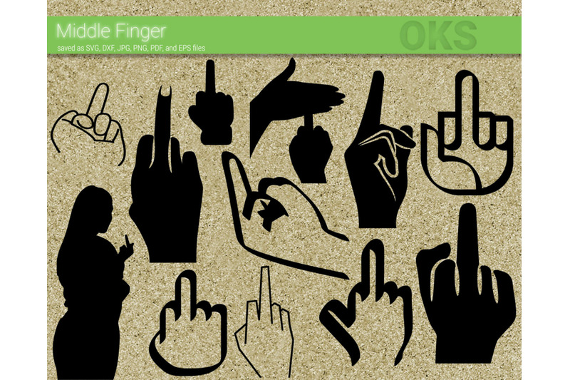Download Middle Finger Svg Svg Files Vector Clipart Cricut Download By Crafteroks Thehungryjpeg Com