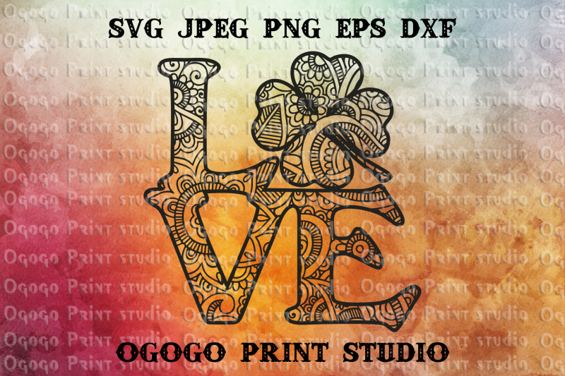Download Shamrock Svg Zentangle Svg St Patrick S Day Svg Mandala By Ogogo Print Thehungryjpeg Com