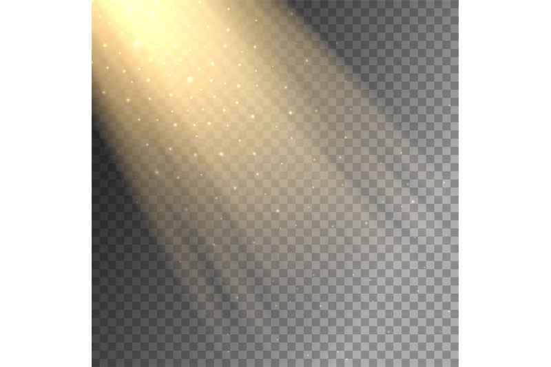 Ray of light on transparent background By vectortatu | TheHungryJPEG