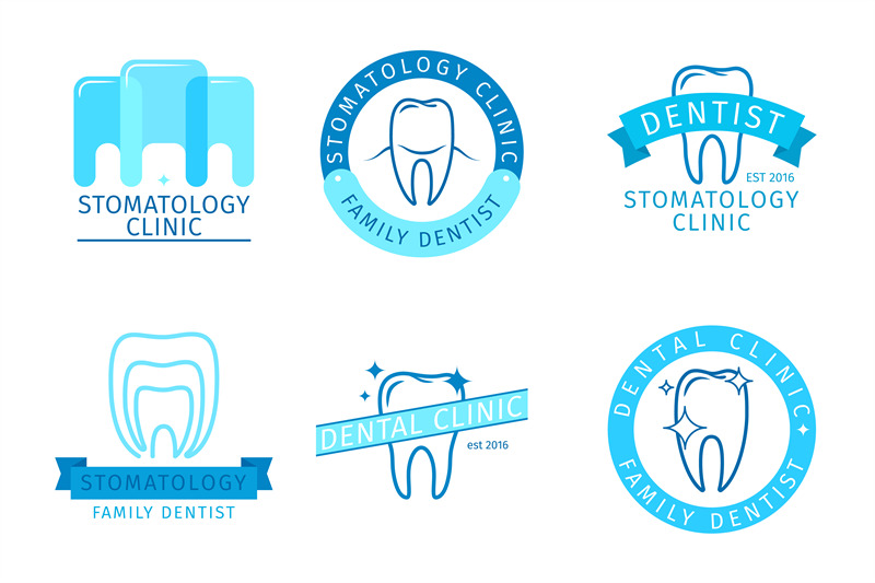 Dental logo set By SmartStartStocker | TheHungryJPEG