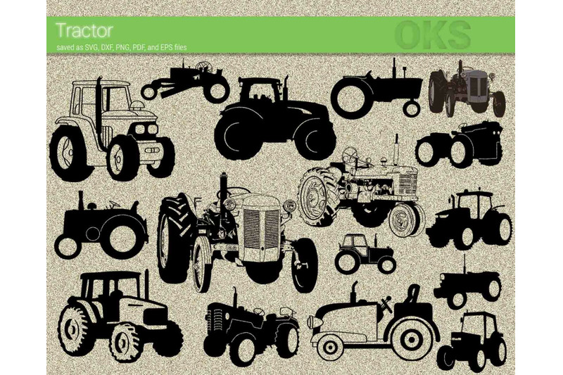 Download tractor svg, svg files, vector, clipart, cricut, download By CrafterOks | TheHungryJPEG.com