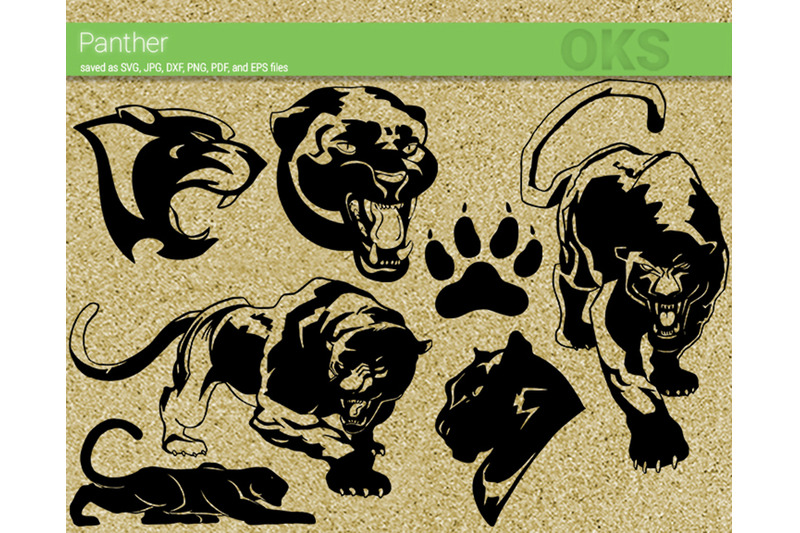 Black Panther Svg Svg Files Vector Clipart Cricut Download By Crafteroks Thehungryjpeg Com