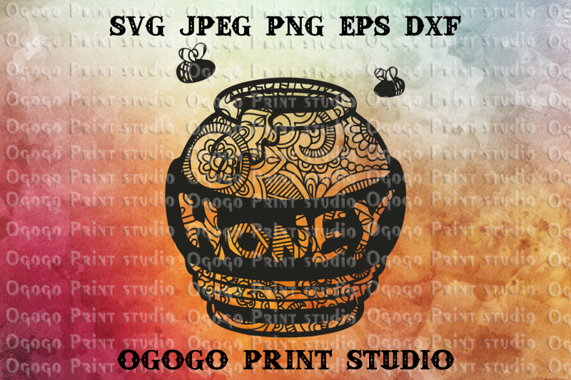 Download Honey Svg Sweet Svg Mandala Svg Zentangle Svg Cricut File By Ogogo Print Thehungryjpeg Com