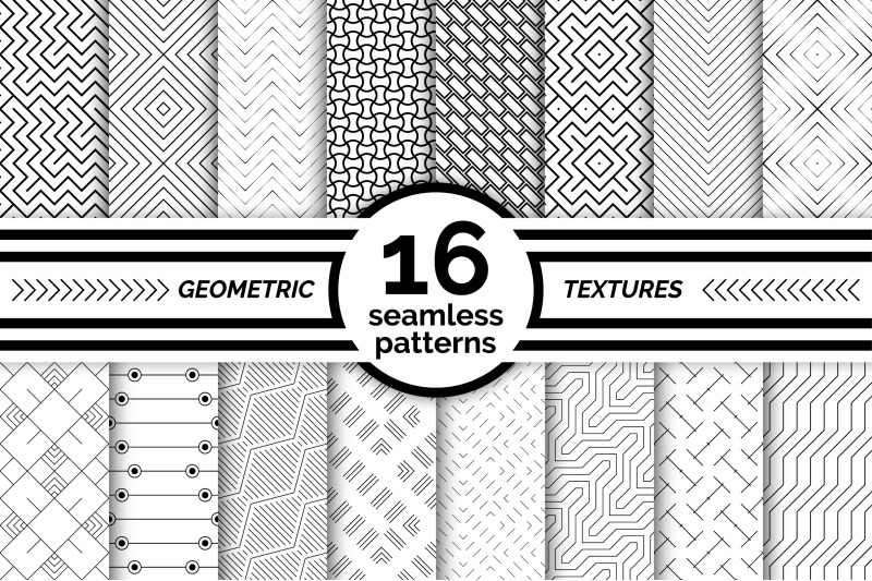 Geometric Seamless Patterns 12 Graphic by graphicstockbd