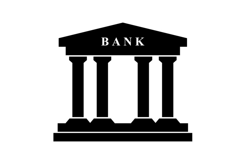 Bank icon By Marco Livolsi | TheHungryJPEG