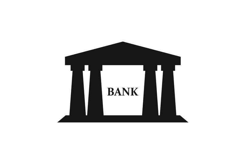 Bank icon By Marco Livolsi | TheHungryJPEG