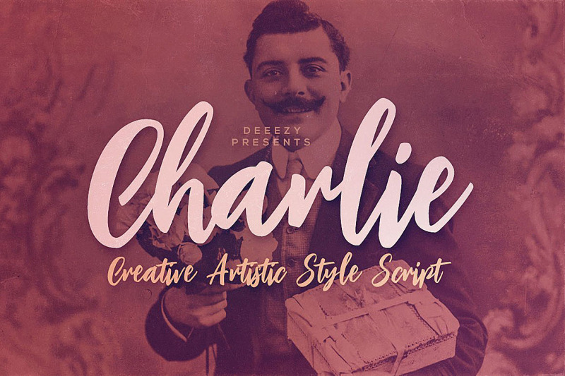 Charlie Script Font By Cruzine Design Thehungryjpeg Com