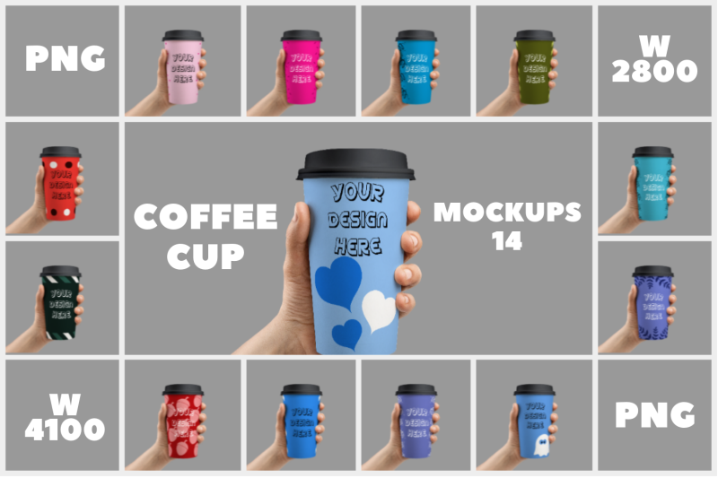 Download 300ml Kraft Paper Cup Mockup Yellowimages