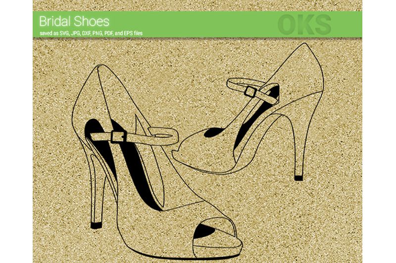 SVG High Heels Cut File Stiletto Clipart SVG DXF Jpg 