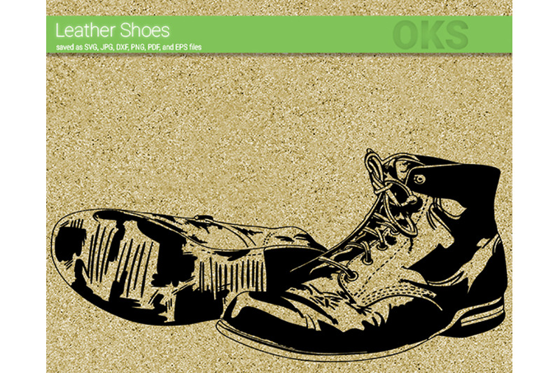 Download leather shoes svg, svg files, vector, clipart, cricut ...