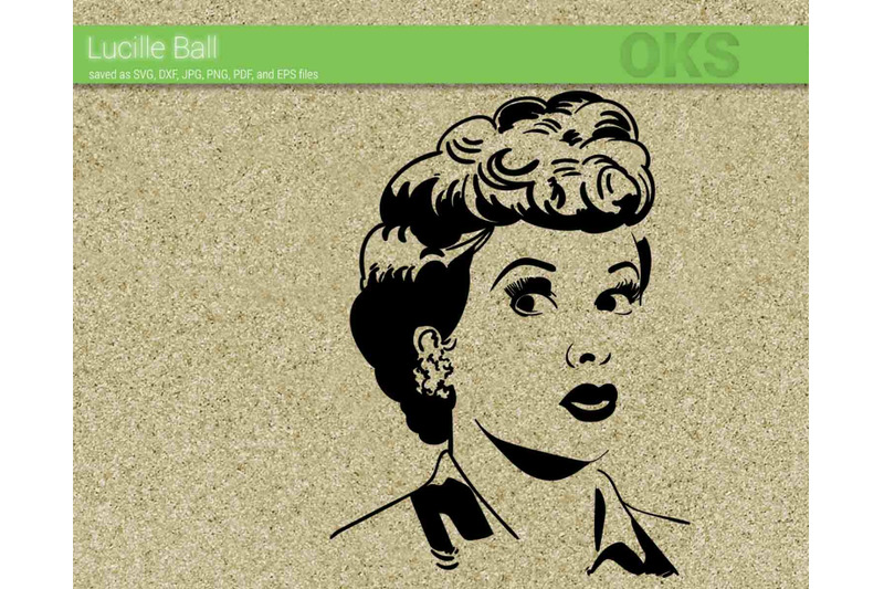 Lucille Ball Svg Svg Files Vector Clipart Cricut Download By Crafteroks Thehungryjpeg Com