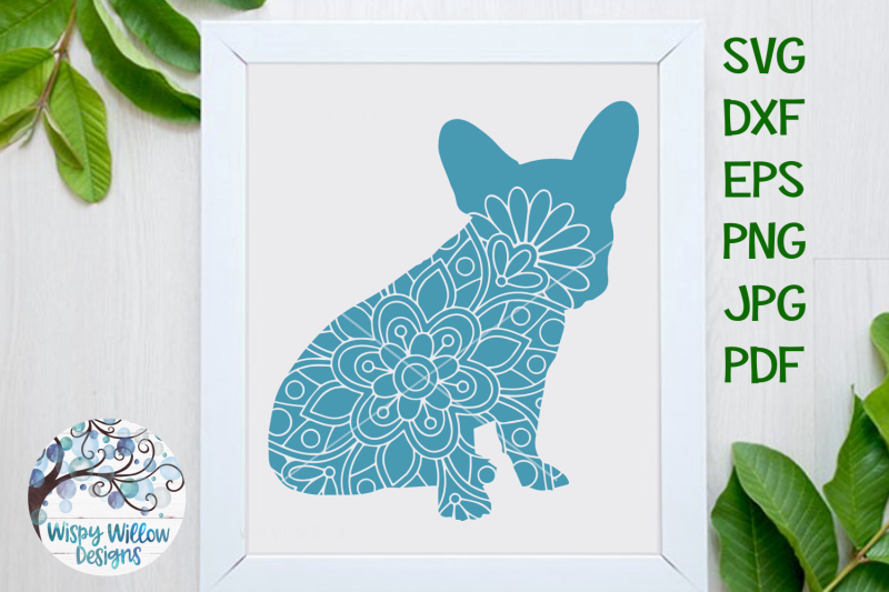 Download French Bulldog Mandala Svg Animal Mandala Cut File By Wispy Willow Designs Thehungryjpeg Com