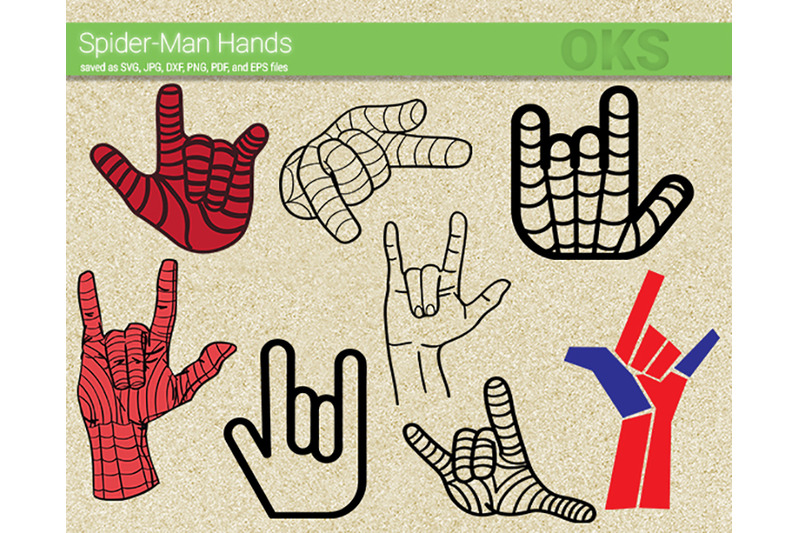 Download Spider Man Hands Svg Svg Files Vector Clipart Cricut Download By Crafteroks Thehungryjpeg Com SVG, PNG, EPS, DXF File