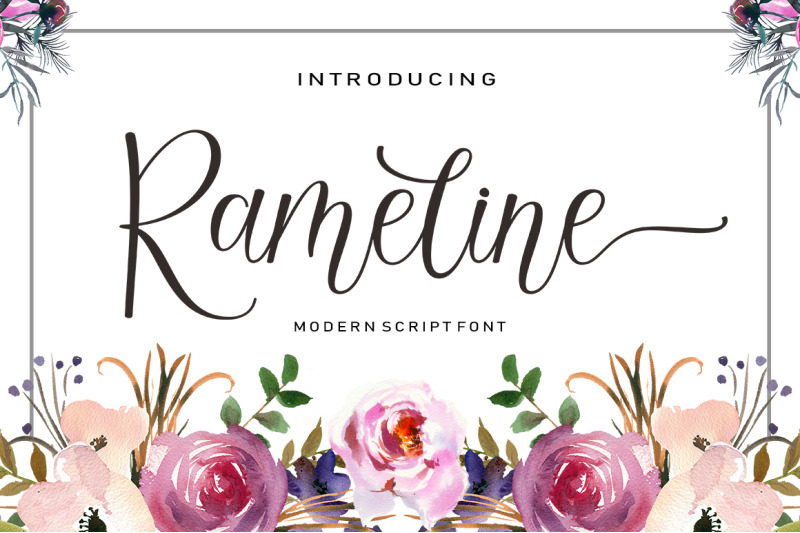 Rameline By Rotterlab Studio Thehungryjpeg Com