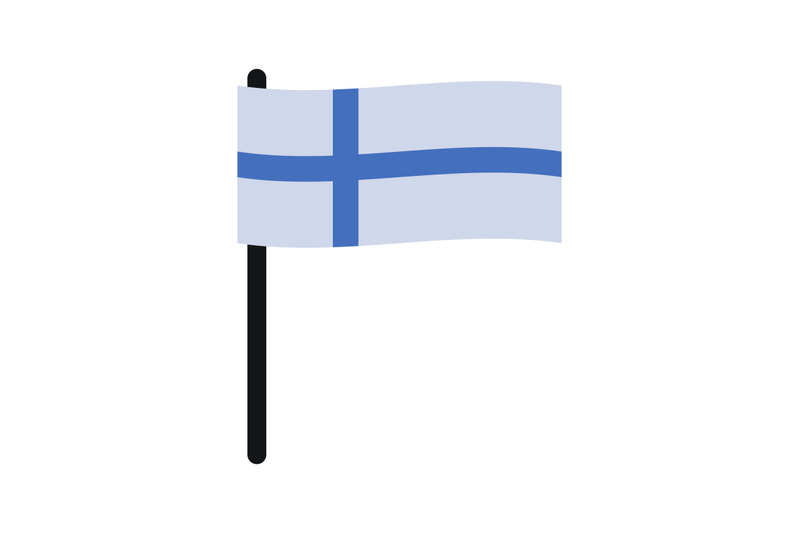 Finnish flag By Marco Livolsi | TheHungryJPEG