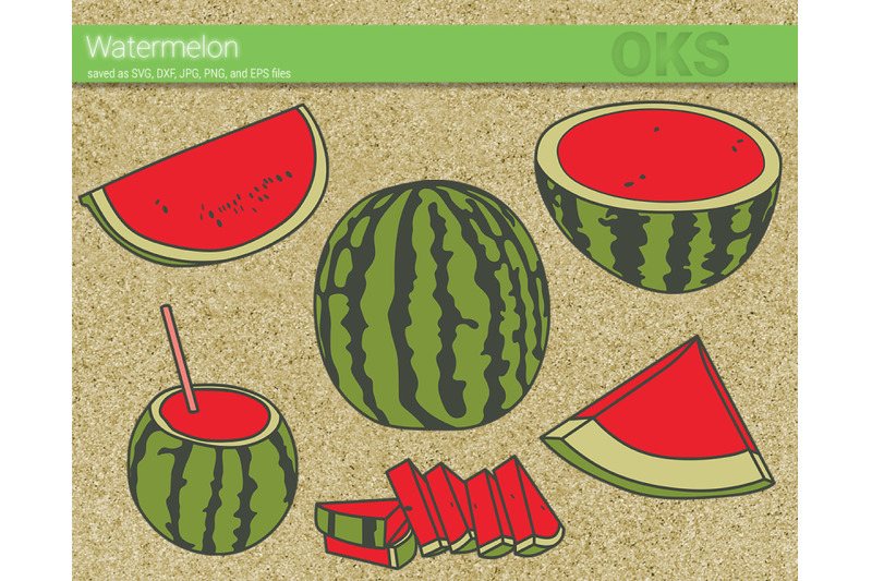 Download Watermelon Svg Svg Files Vector Clipart Cricut Download By Crafteroks Thehungryjpeg Com