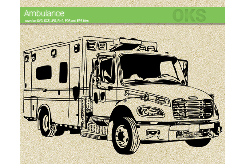 Ambulance Svg Svg Files Vector Clipart Cricut Download By Crafteroks Thehungryjpeg Com