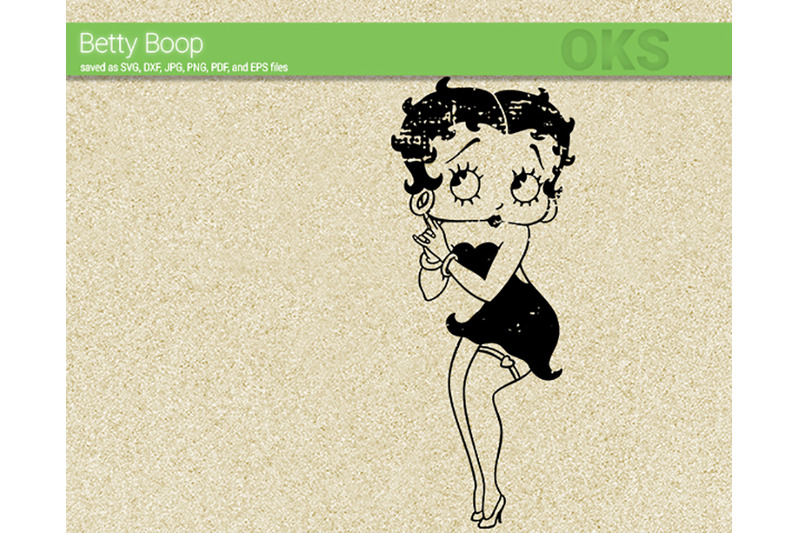 Betty Boop Svg Svg Files Vector Clipart Cricut Download By Crafteroks Thehungryjpeg Com