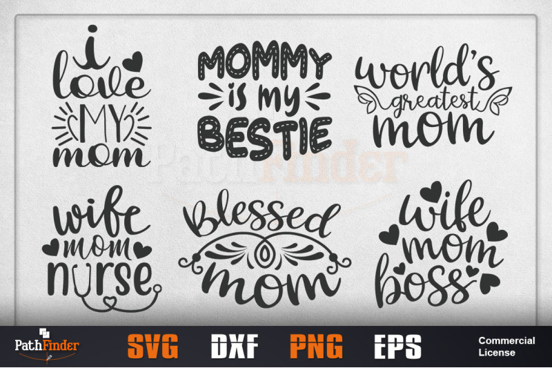 Download Happy Mother S Day Svg Design Bundle Mother Tshirt Mother Gift Mom By Pathfinder Thehungryjpeg Com SVG, PNG, EPS, DXF File