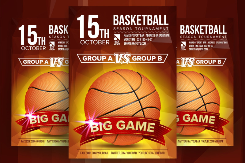 Basketball Sport Flyer By Pikepicture Thehungryjpeg Com