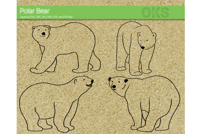 Download Polar Bear Svg Svg Files Vector Clipart Cricut Download By Crafteroks Thehungryjpeg Com