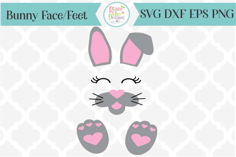 Download Easter Bunny SVG I Bunny Parts SVG By Bizzy Lou Designs ...