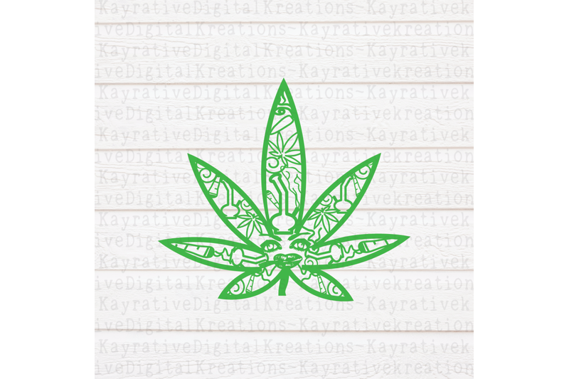 Download Weed Zentangle Svg Marijuana Svg By Kayrativedigital Thehungryjpeg Com