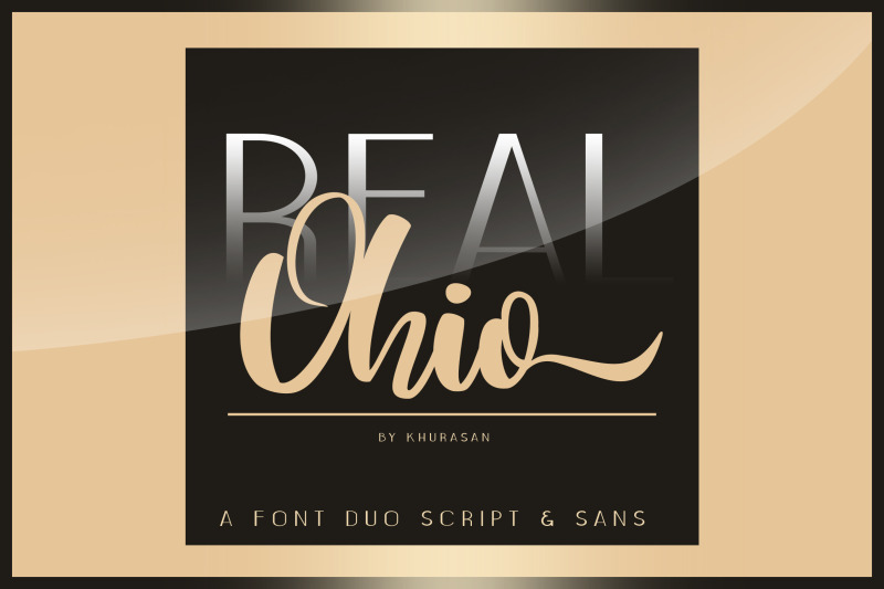Real Ohio Font Duo By Khurasan Thehungryjpeg Com