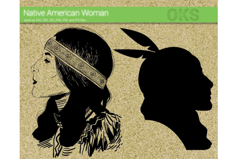 Download Native American Woman Svg Svg Files Vector Clipart Cricut Downloa By Crafteroks Thehungryjpeg Com