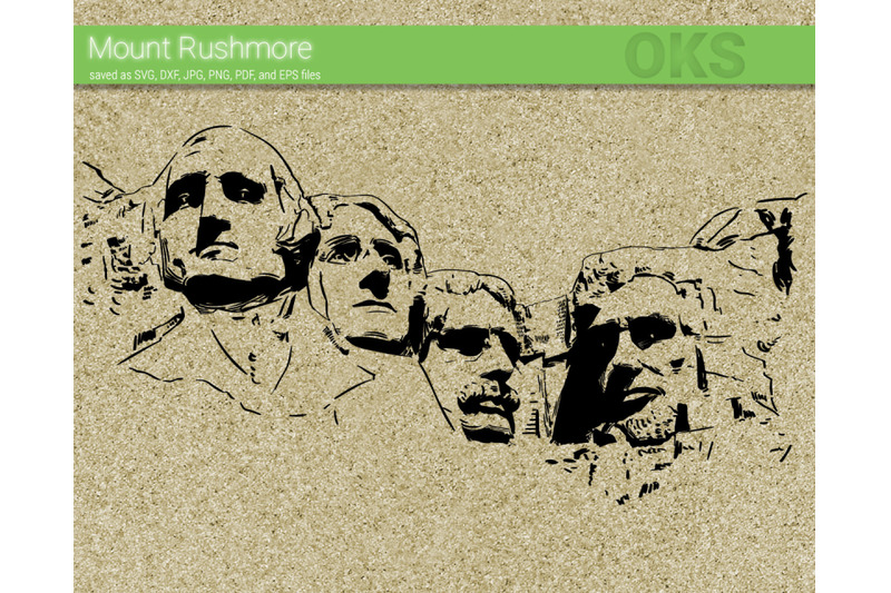 Mount Rushmore Svg Svg Files Vector Clipart Cricut Download By Crafteroks Thehungryjpeg Com